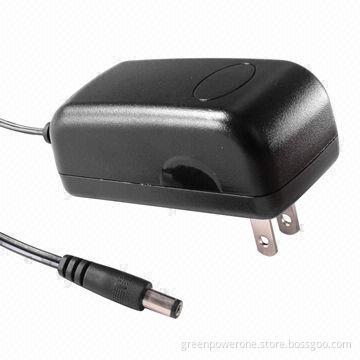 12V 1.5A Switching Power Adapter with UL and cUL Marks, 47 to 63Hz Frequency Range